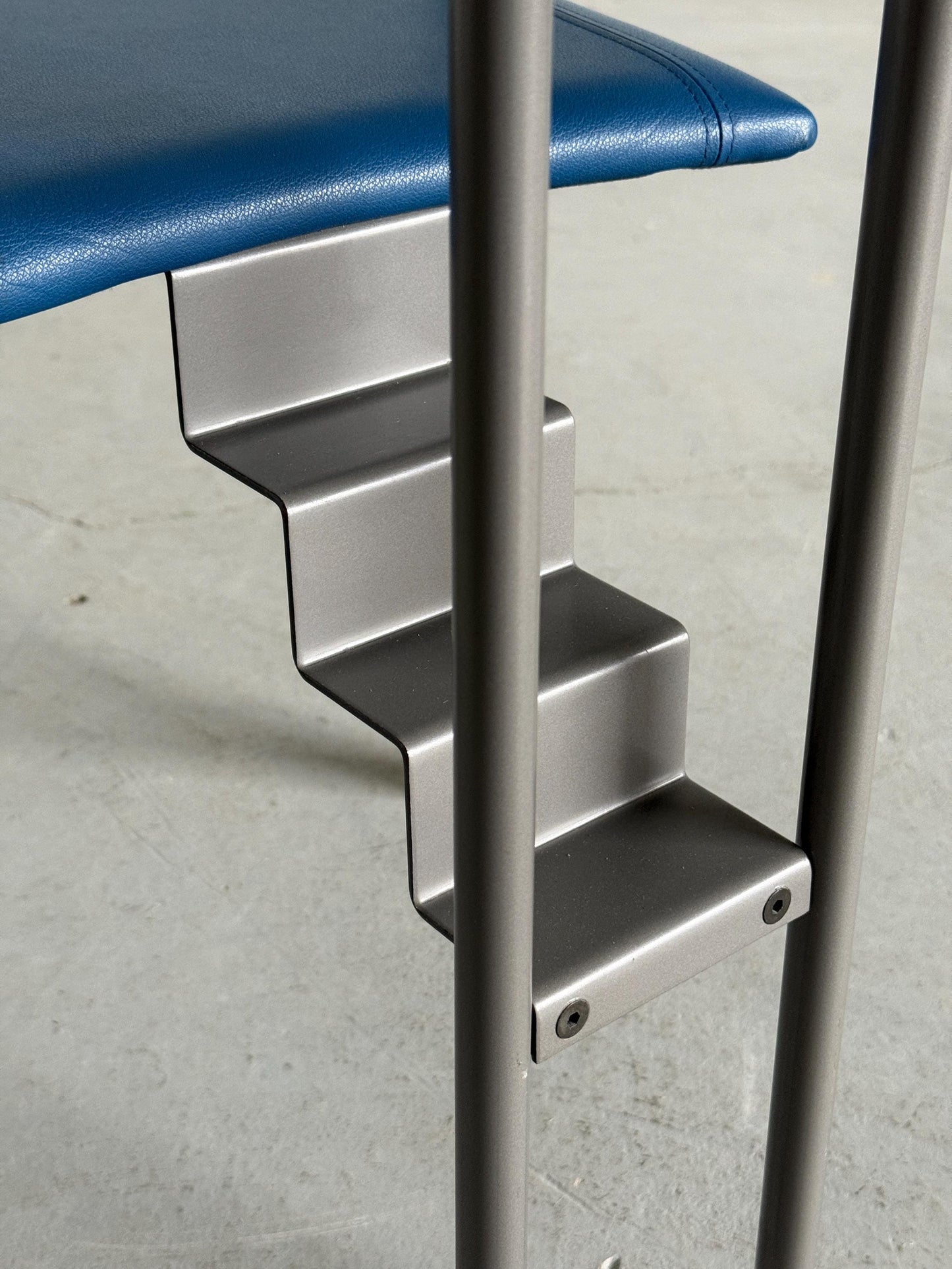 Vintage Stuhl Trix von Karl Friedrich Förster für KFF Set von 2, blau