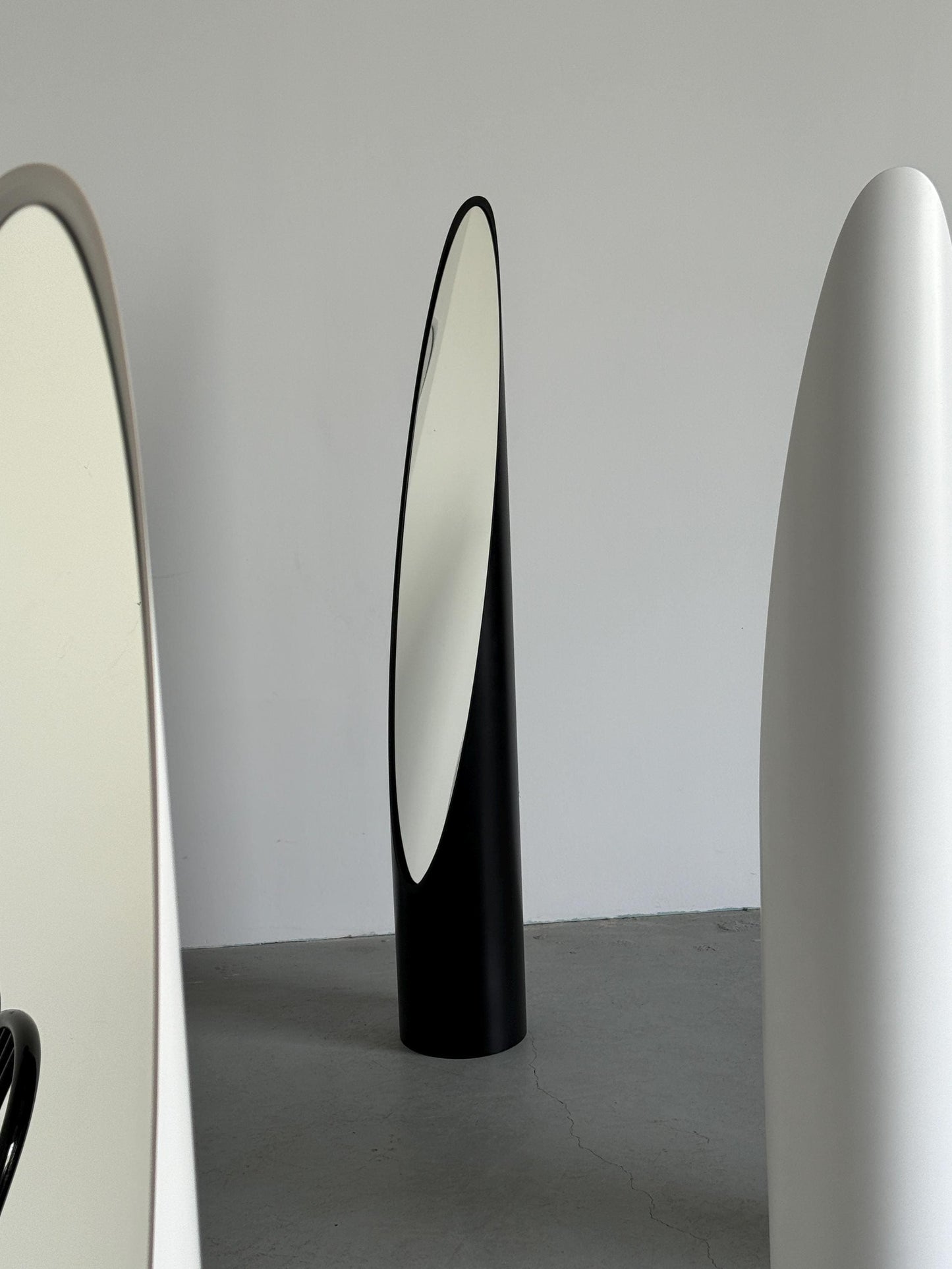 Vintage Spiegel Unghia von Rodolfo Bonetto für Bilumen