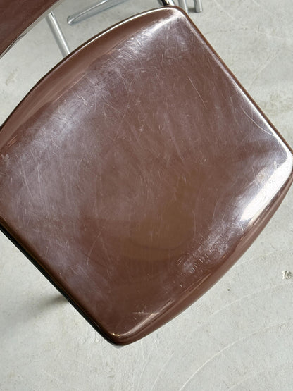 Vintage Stapelstuhl Bauhaus Chrom von unbekannt für Italien