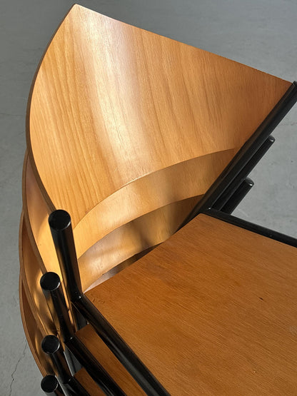 Vintage Set von 4 Stuhl D-Tec für Victory