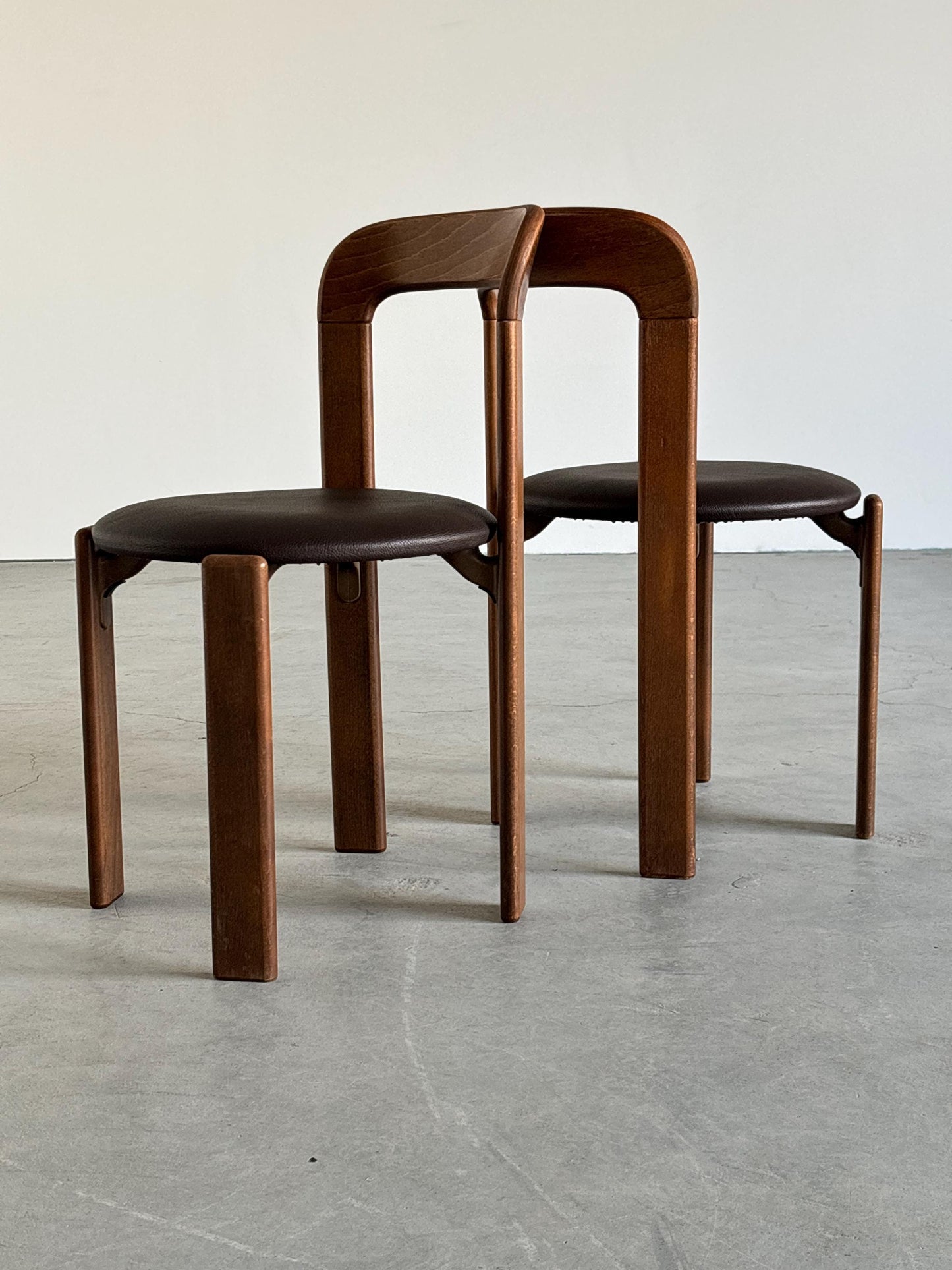 Vintage Set von 2 Stuhl Bruno Rey für Kusch+Co