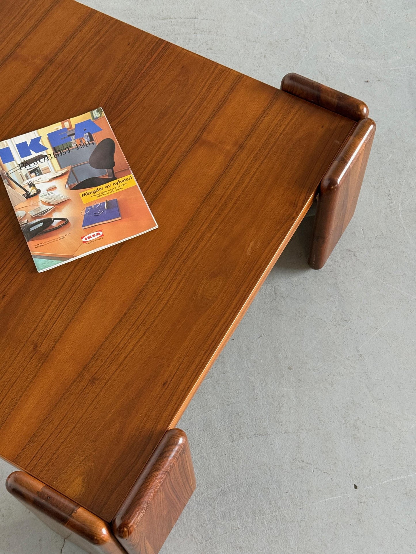 Vintage Couchtisch Sapporo von Mario Marenco für Mobilgirgi Walnuss