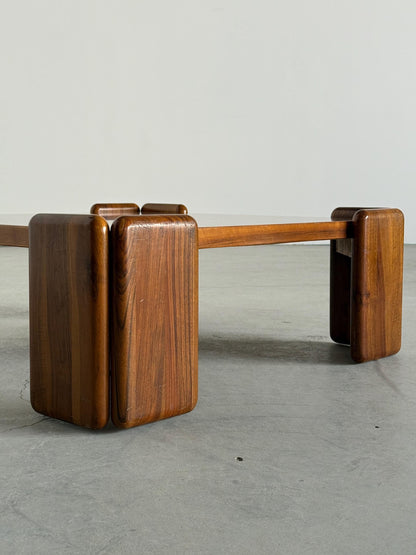 Vintage Couchtisch Sapporo von Mario Marenco für Mobilgirgi Walnuss