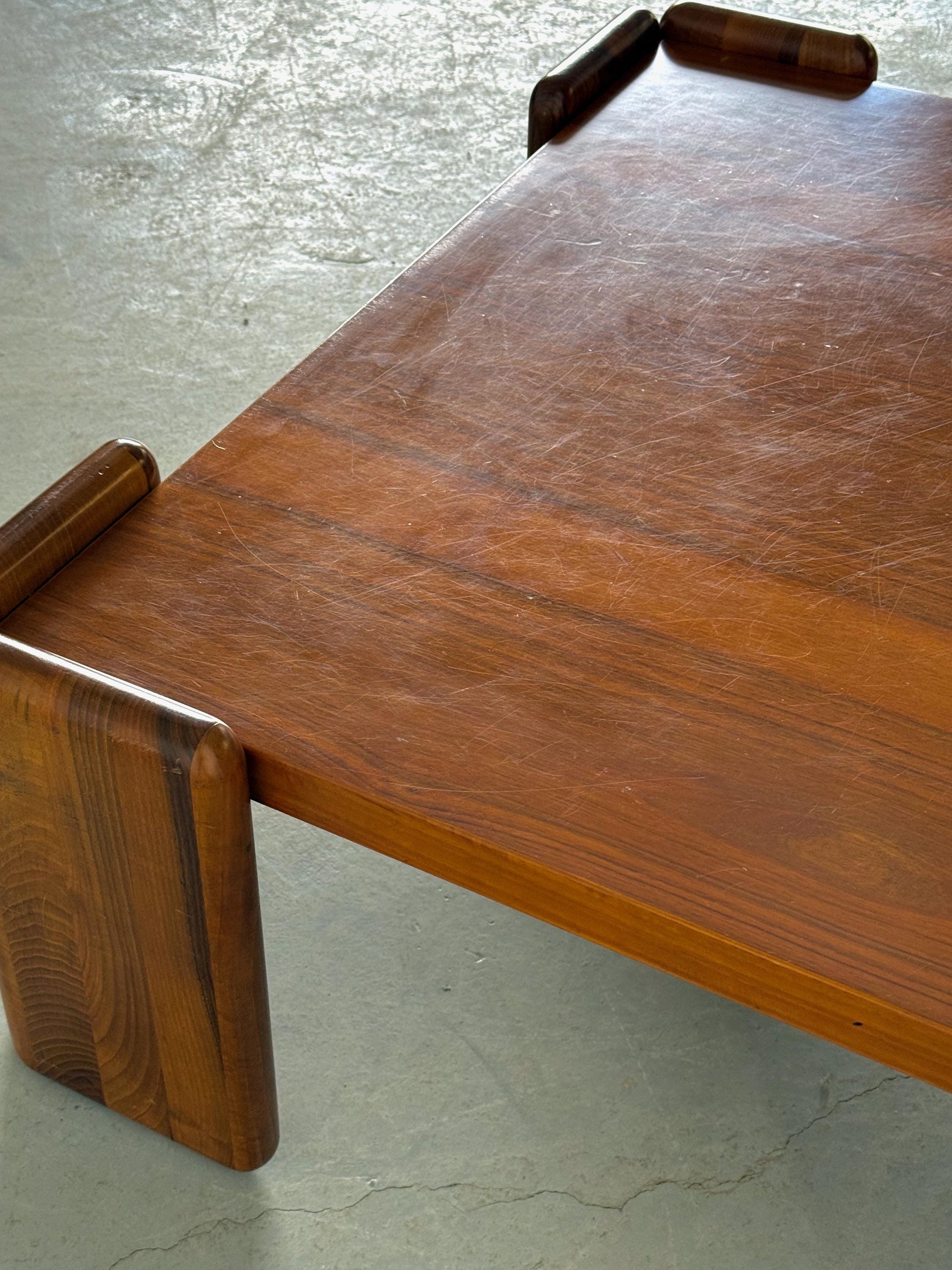 Vintage Couchtisch Sapporo von Mario Marenco für Mobilgirgi Walnuss