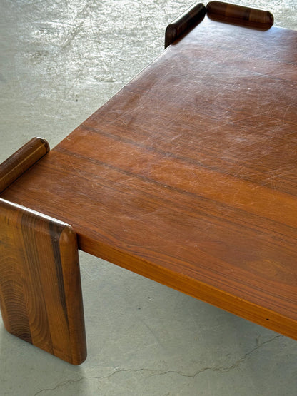 Vintage Couchtisch Sapporo von Mario Marenco für Mobilgirgi Walnuss