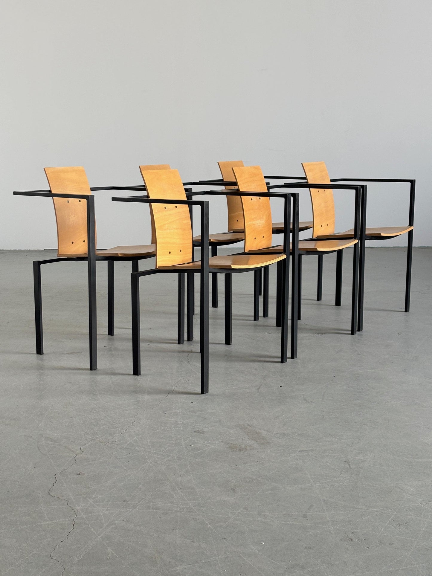 Vintage Stuhl von Karl Friedrich Förster für KFF, Schwarz Naturton