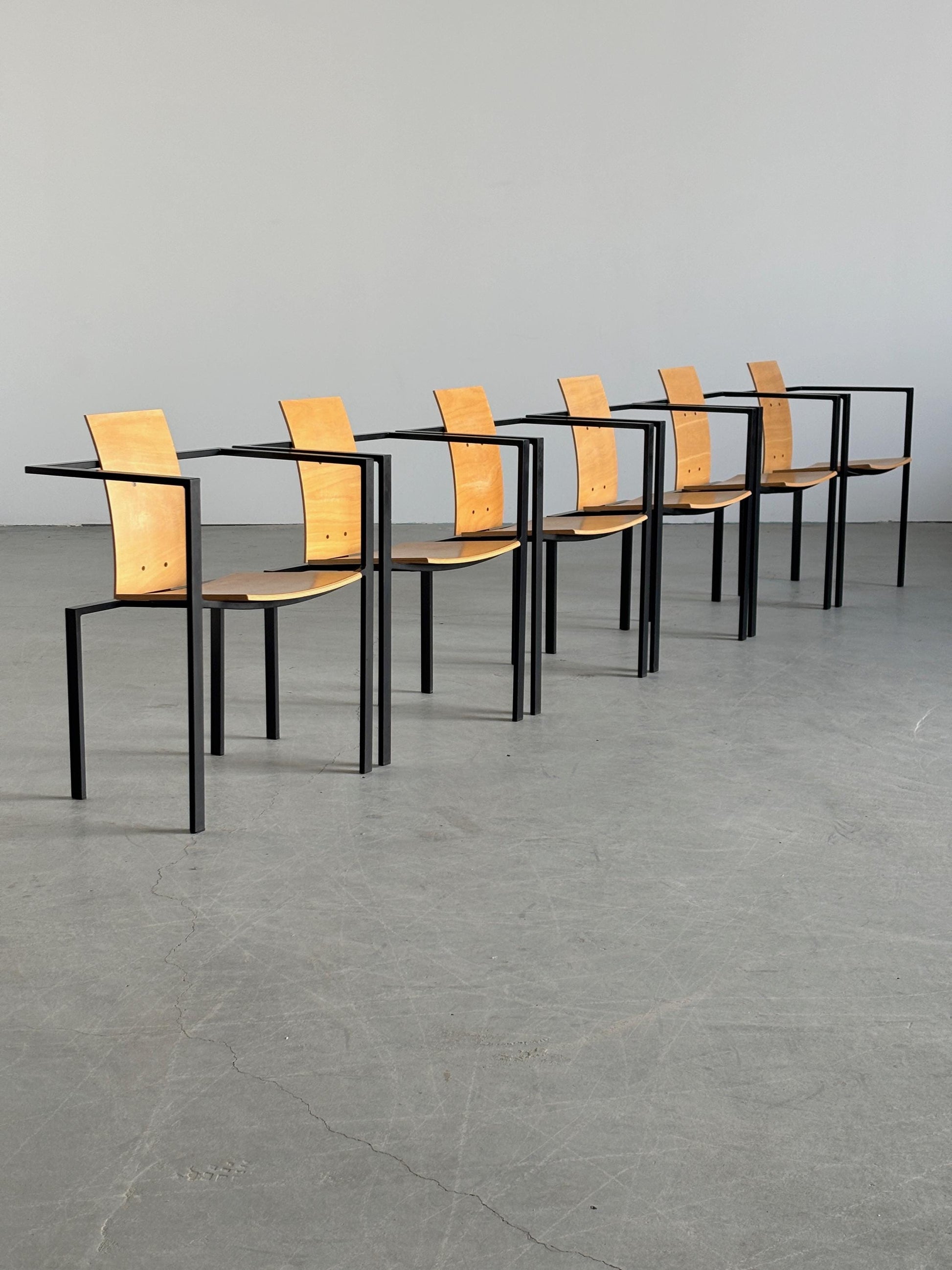 Vintage Stuhl von Karl Friedrich Förster für KFF, Schwarz Naturton