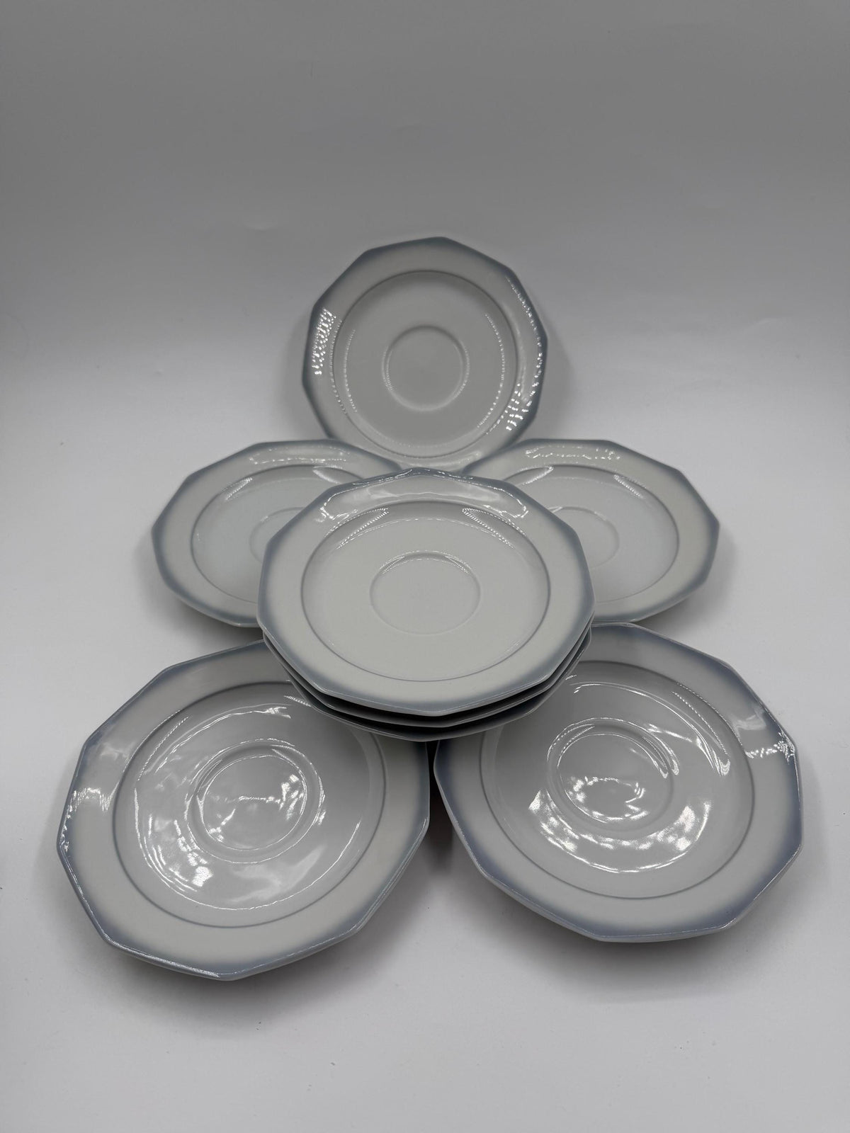 Vintage Kaffeeservice von Winterling Marktleuthen für 8 Personen 29-teilig Weiß Porzellan