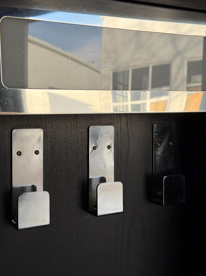 Vintage Garderobe mit Beleuchtung für Italien Vintage 1970er, freistehend