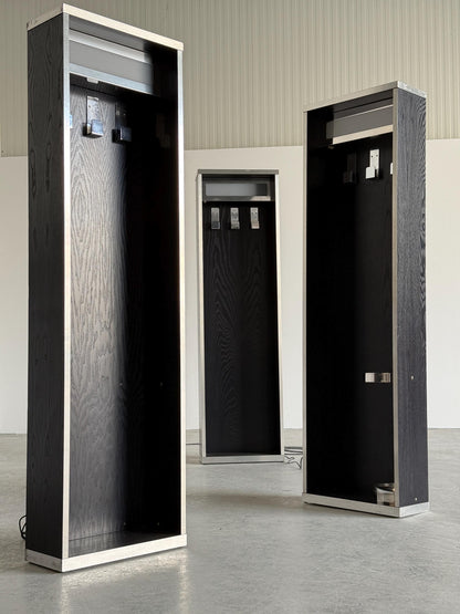 Vintage Garderobe mit Beleuchtung für Italien Vintage 1970er, freistehend