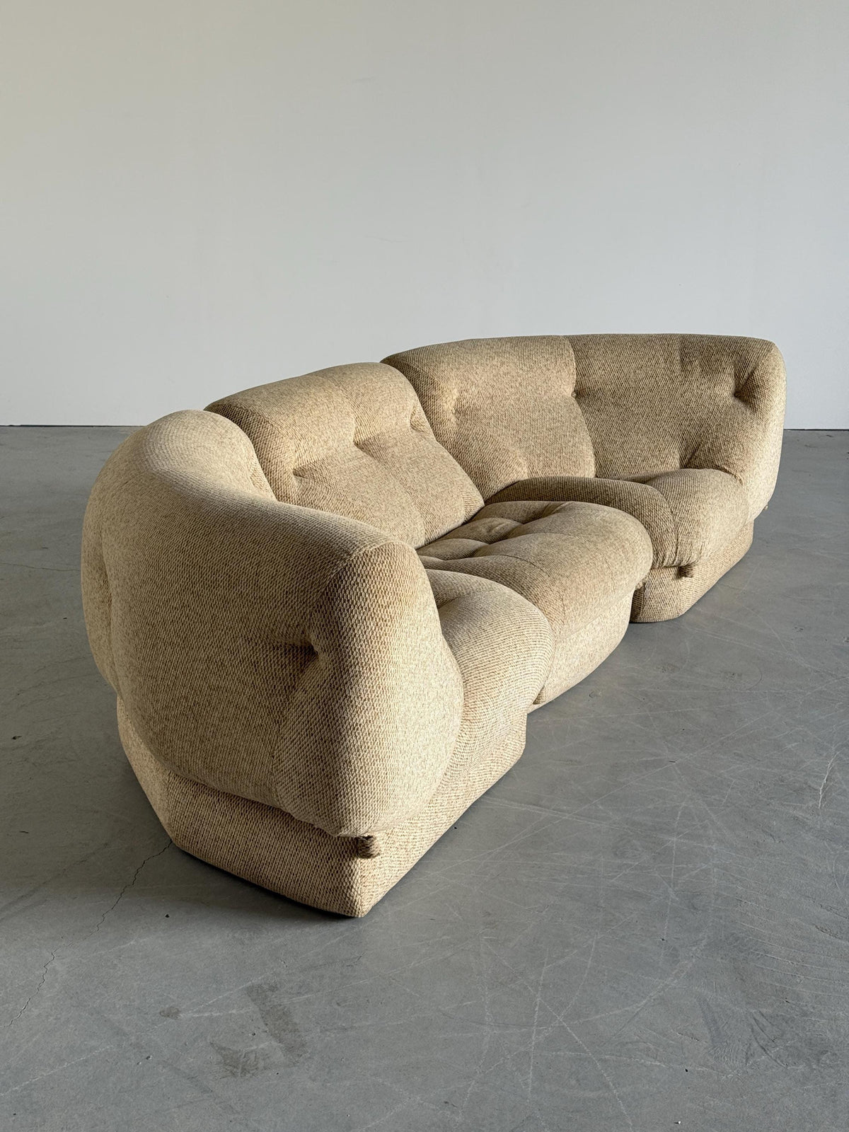 Vintage Sofa Nuvolone von Rino Maturi für MIMO Padova grau