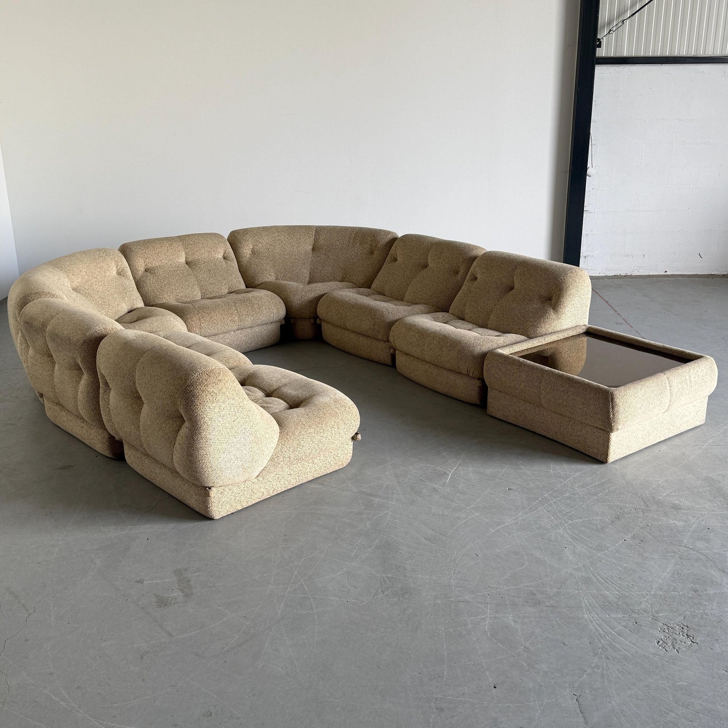 Vintage Sofa Nuvolone von Rino Maturi für MIMO Padova grau