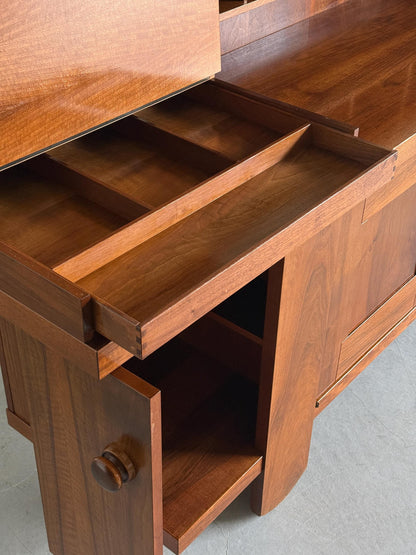 Vintage Sideboard Pranzo 602 von Silvio Coppola für Bernini Walnuss