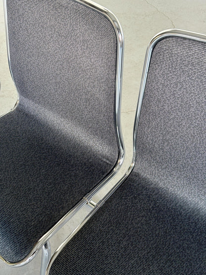 Vintage Set von 4 Freischwinger Stuhl Taro von Tacke Sitzmöbel für Tacke Sitzmöbel