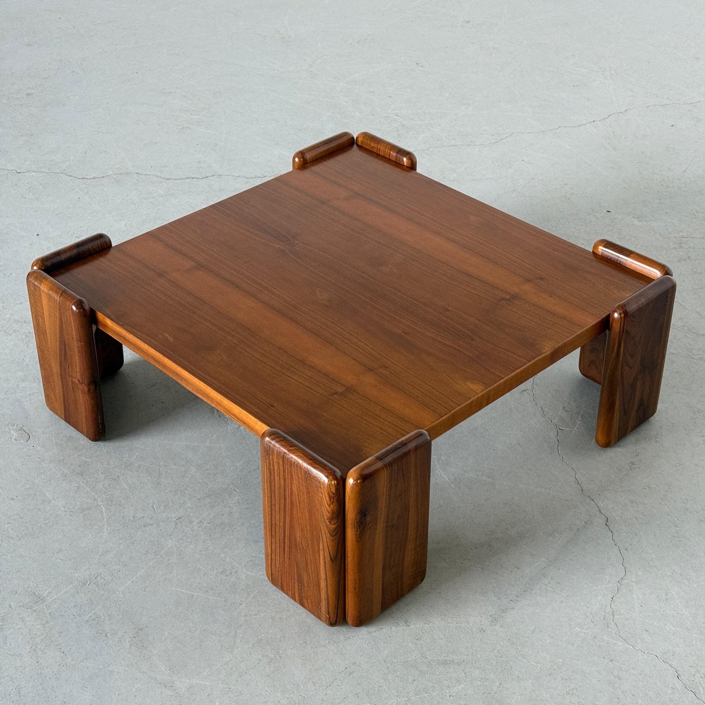 Vintage Couchtisch Sapporo von Mario Marenco für Mobilgirgi Walnuss