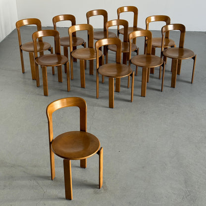 Vintage Stuhl Bruno Rey von Bruno Rey für Dietiker Naturholzton