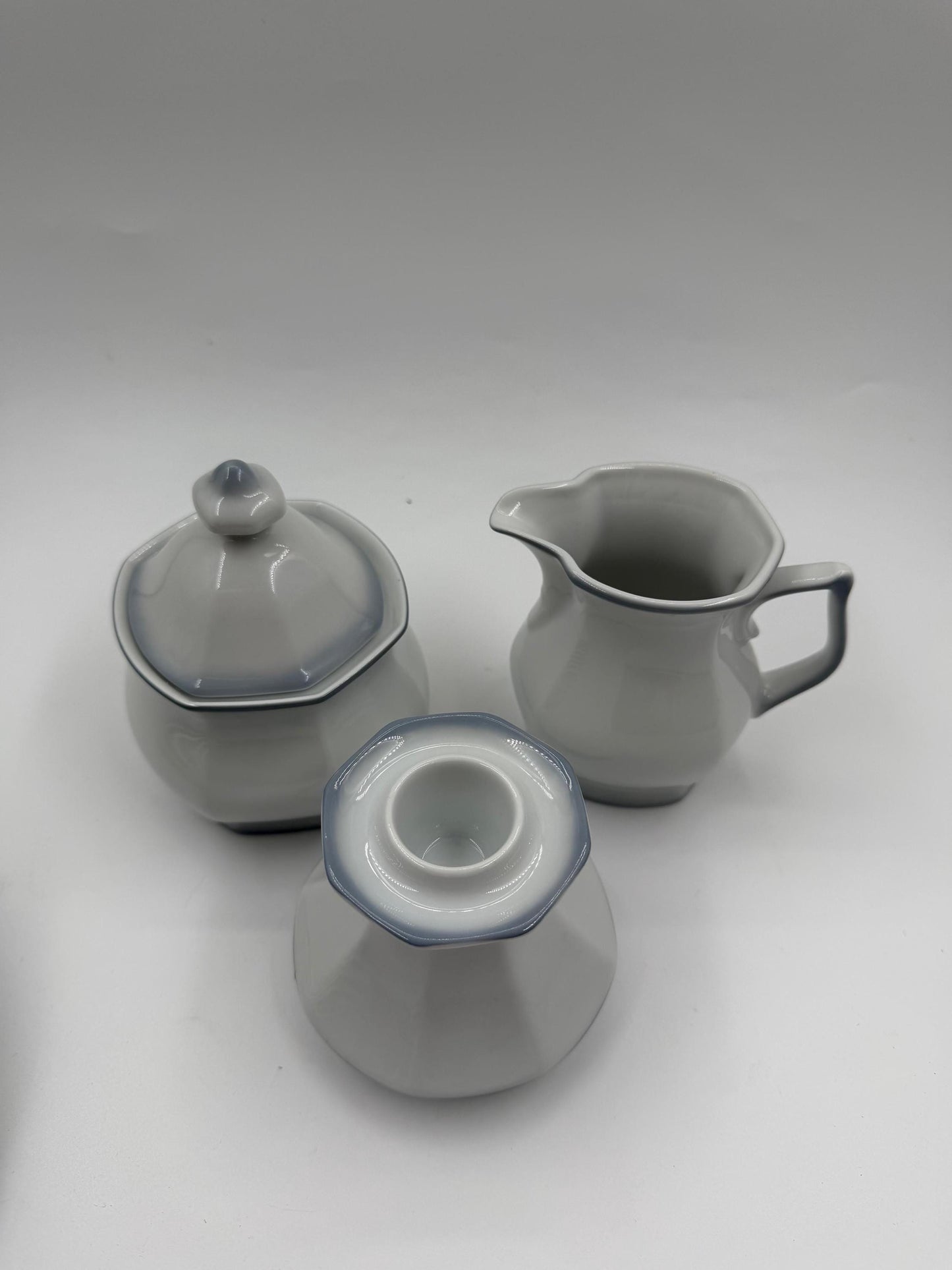 Vintage Kaffeeservice von Winterling Marktleuthen für 8 Personen 29-teilig Weiß Porzellan