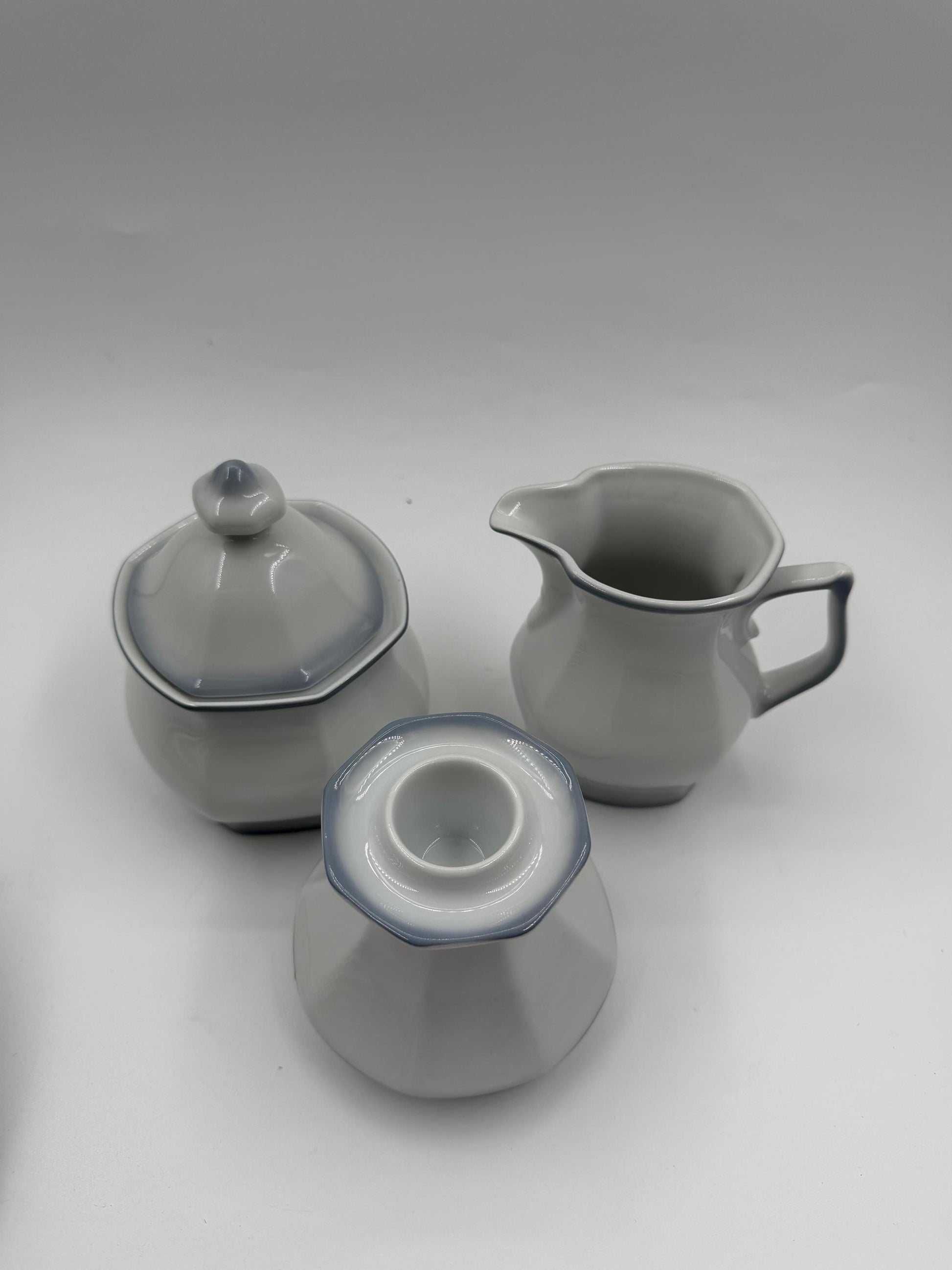 Vintage Kaffeeservice von Winterling Marktleuthen für 8 Personen 29-teilig Weiß Porzellan