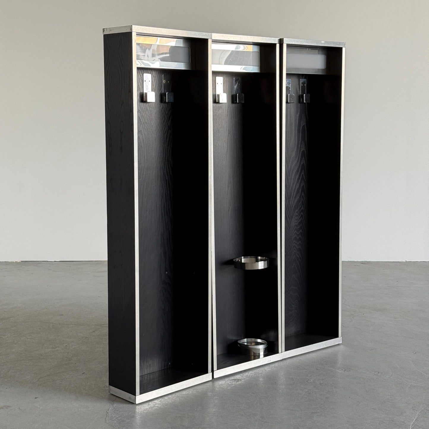 Vintage Garderobe mit Beleuchtung für Italien Vintage 1970er, freistehend