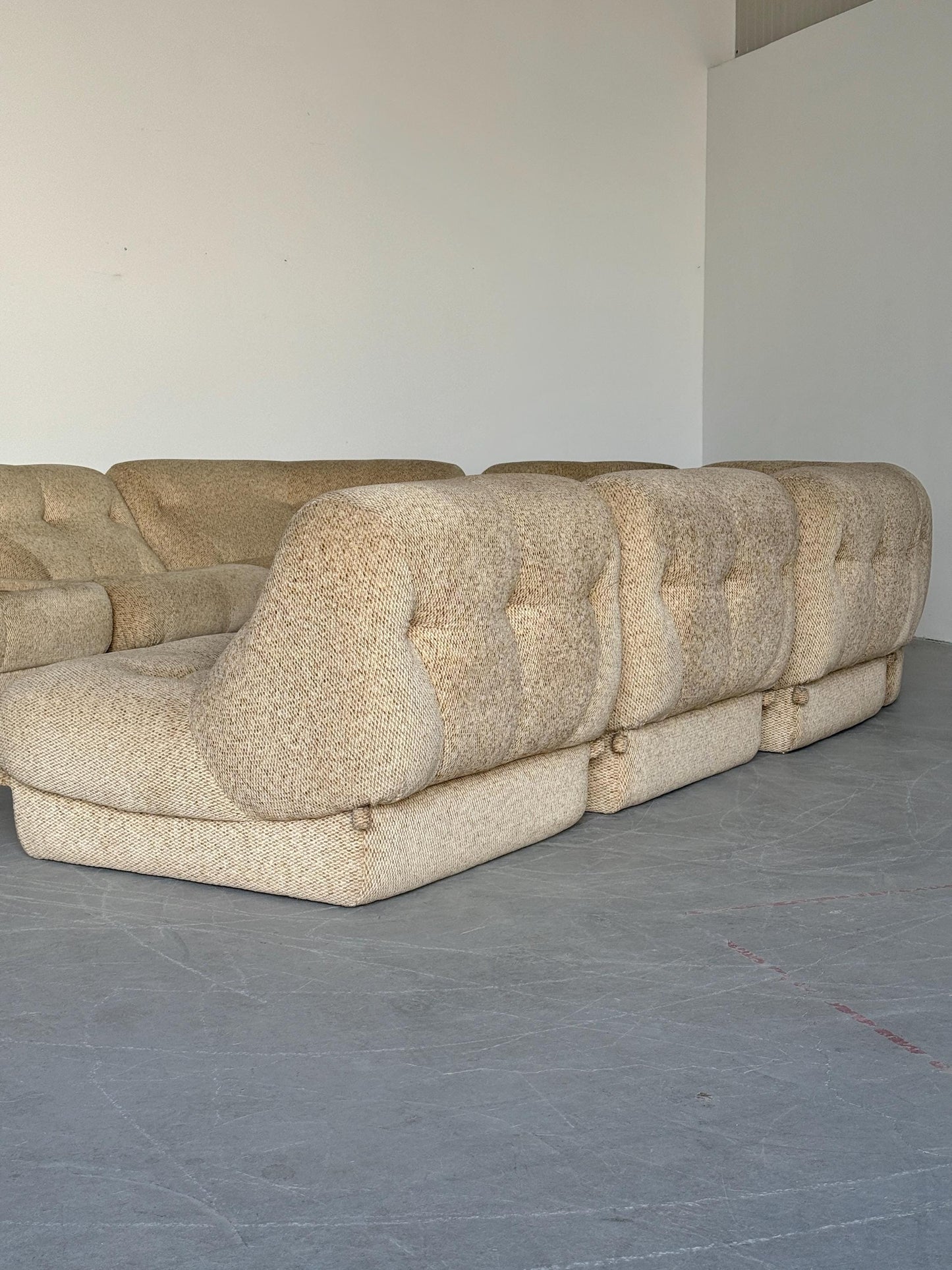 Vintage Sofa Nuvolone von Rino Maturi für MIMO Padova grau