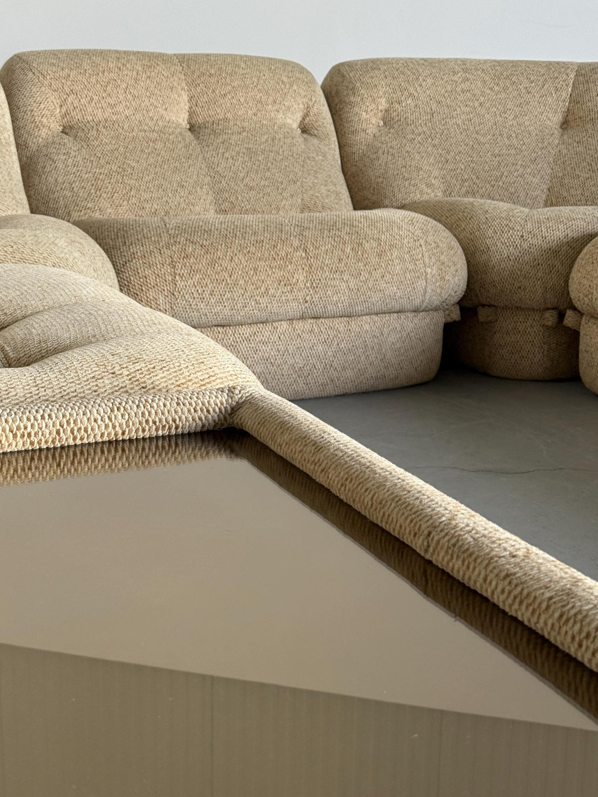 Vintage Sofa Nuvolone von Rino Maturi für MIMO Padova grau