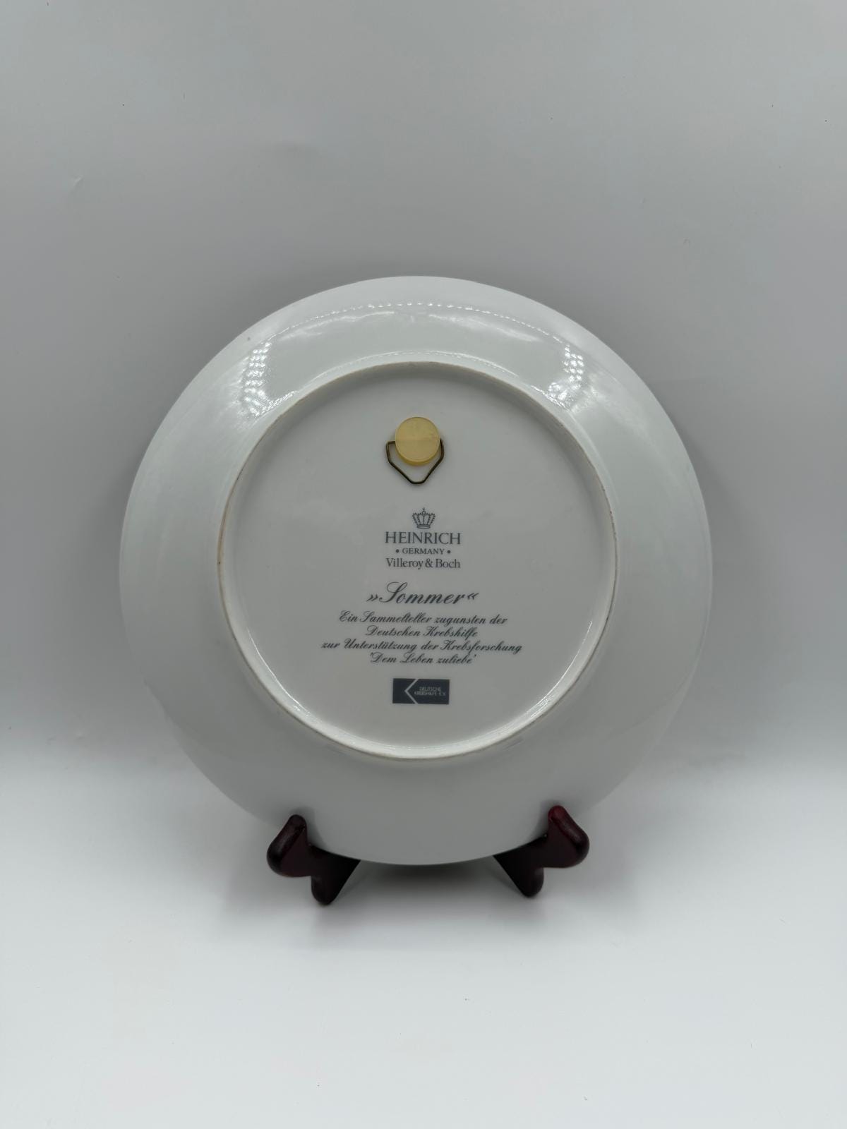 Vintage Dekoteller Sommer von Heinrich für Villeroy und Boch Mehrfarbig