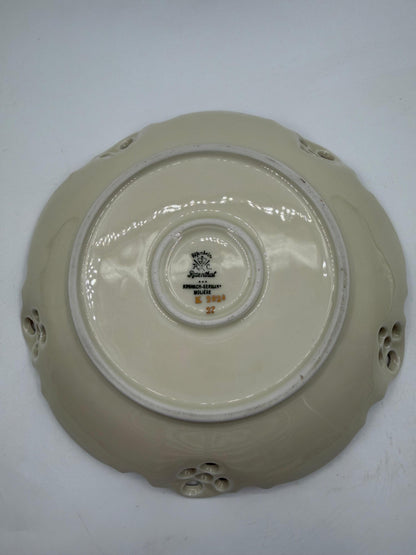 Vintage Prunkschale Moliere von Rosenthal, Elfenbein und Golddekor