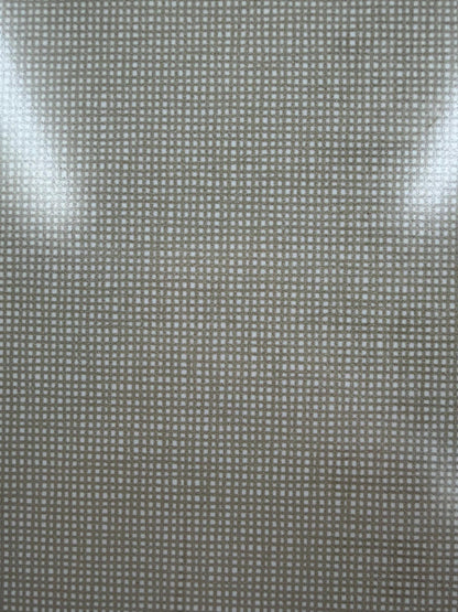 Vintage Serviertablett Gittermuster beige schwarz Metalltablett Retro Vintage-Bar Unterlage