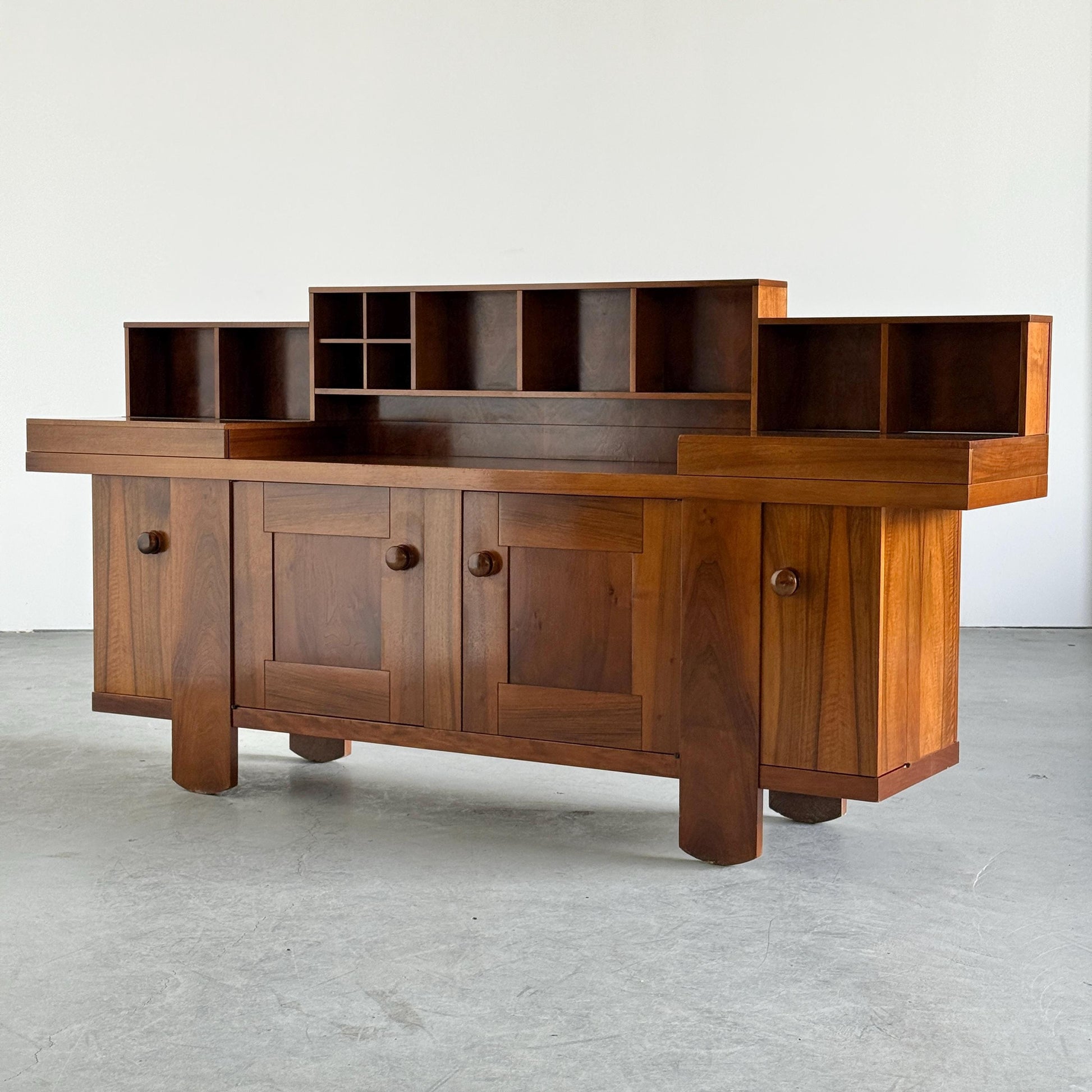 Vintage Sideboard Pranzo 602 von Silvio Coppola für Bernini Walnuss