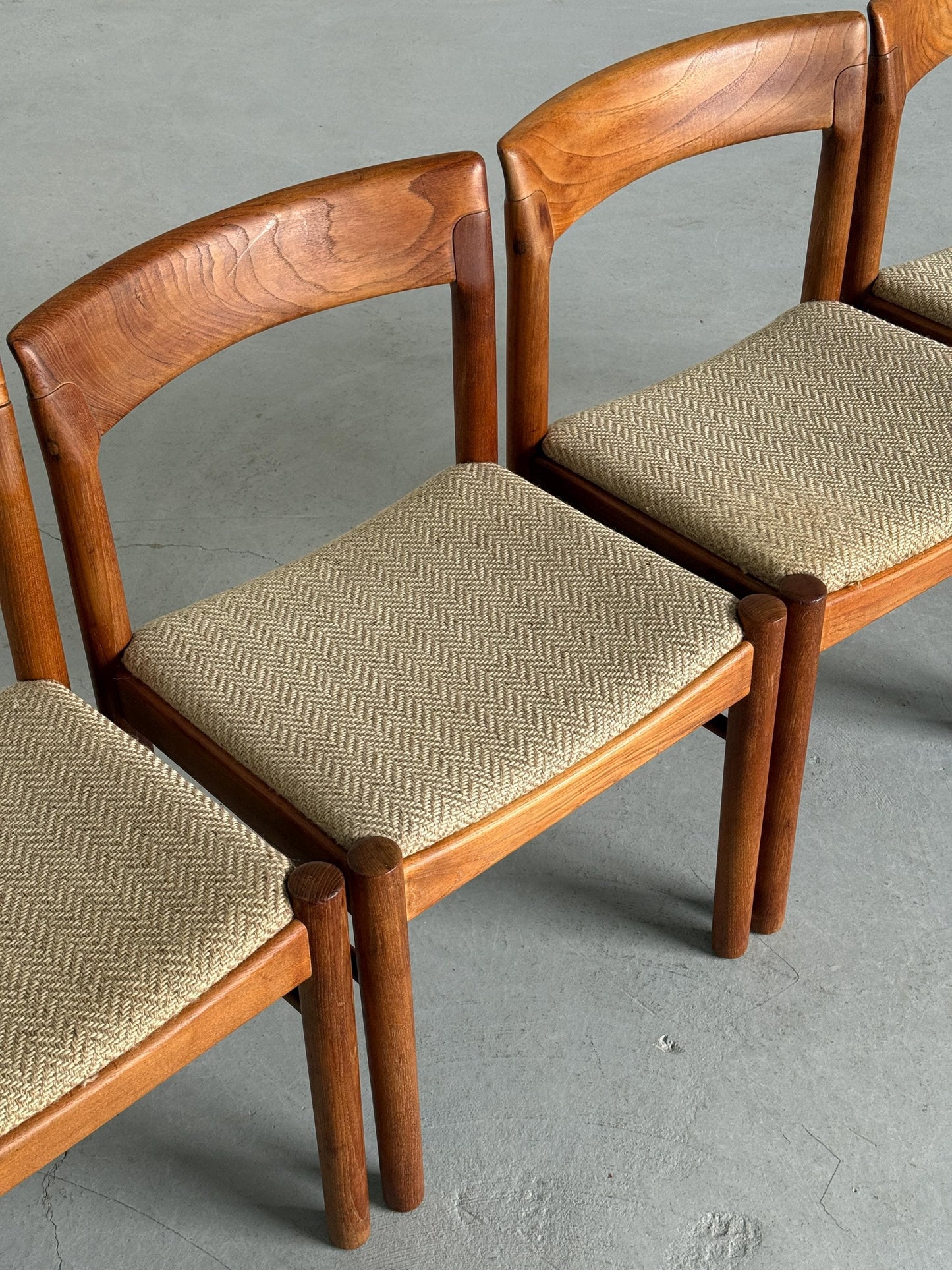 Vintage Esszimmerstuhl von Bramin für Bramin Teak natur, neutraler Ton