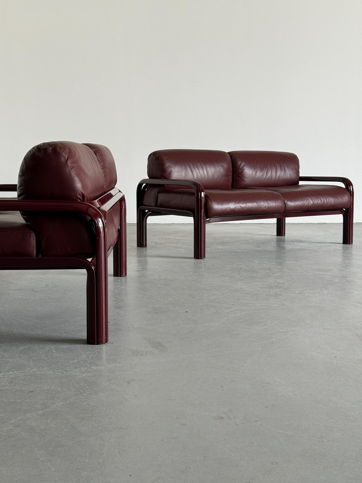 Vintage Sofa Orsay von Gae Aulenti für Knoll International Schwarz