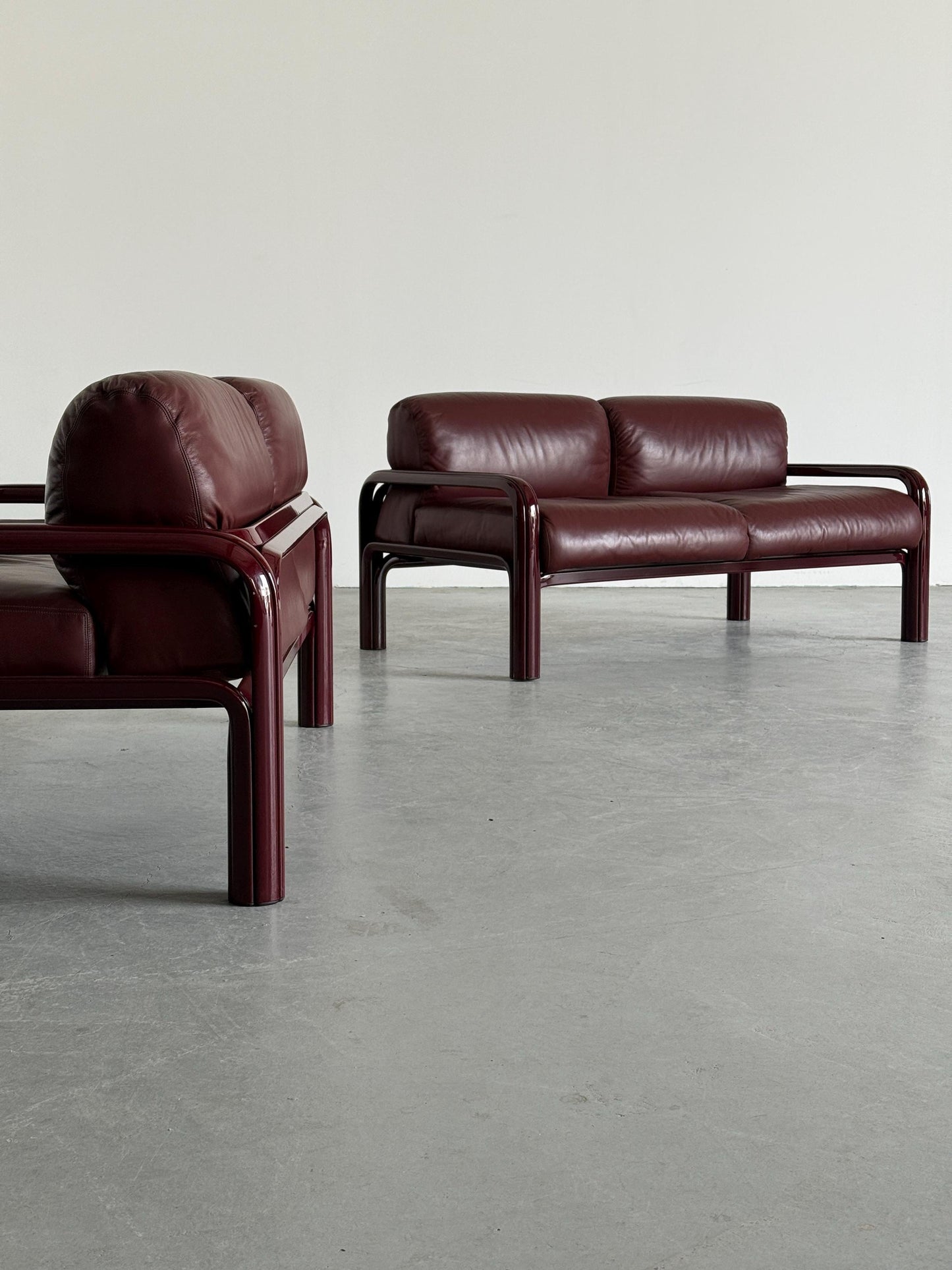 Vintage Sofa Orsay von Gae Aulenti für Knoll International Schwarz