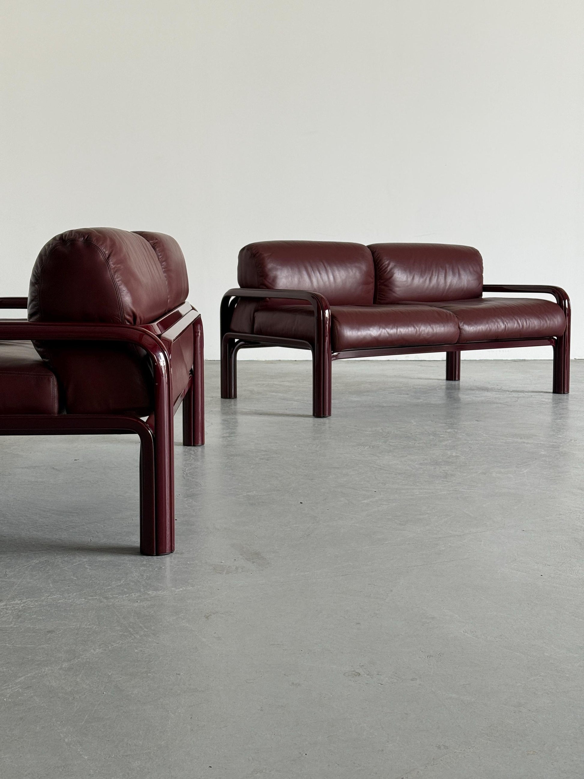 Vintage Sofa Orsay von Gae Aulenti für Knoll International Schwarz