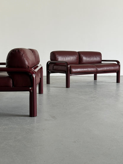 Vintage Sofa Orsay von Gae Aulenti für Knoll International Schwarz