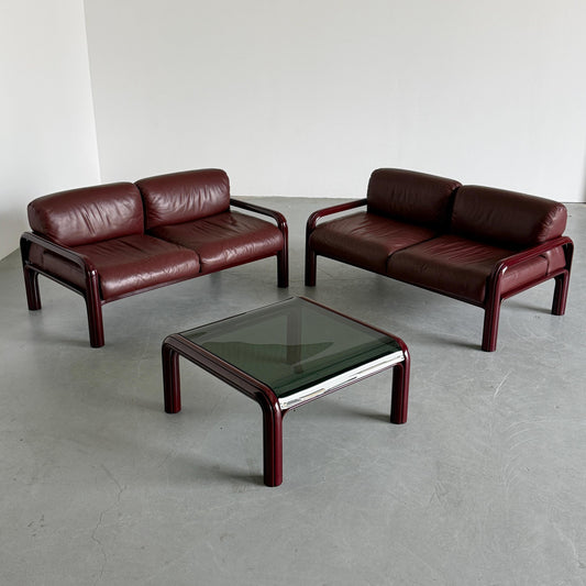 Vintage Sofa Orsay von Gae Aulenti für Knoll International Schwarz