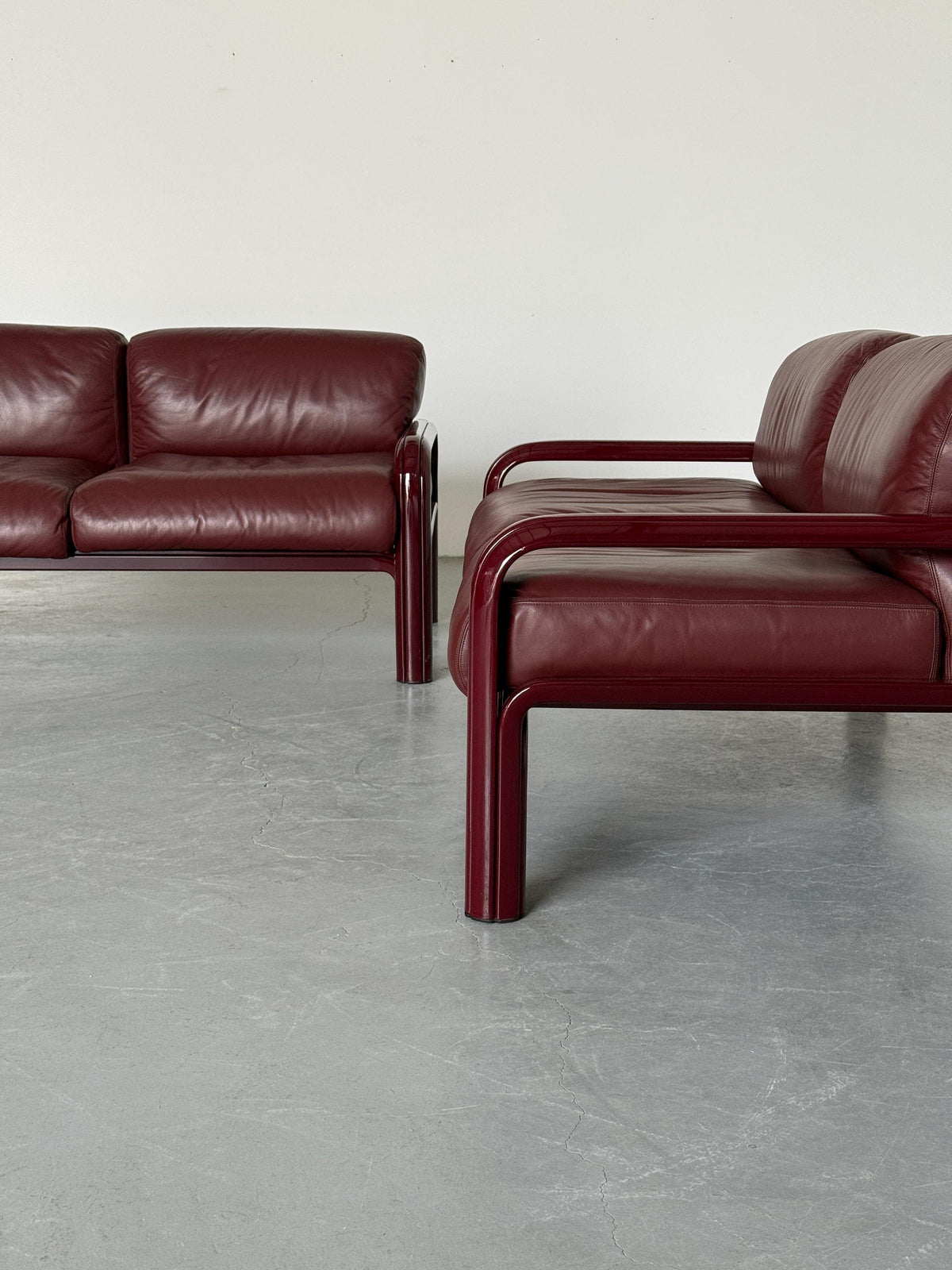 Vintage Sofa Orsay von Gae Aulenti für Knoll International Schwarz