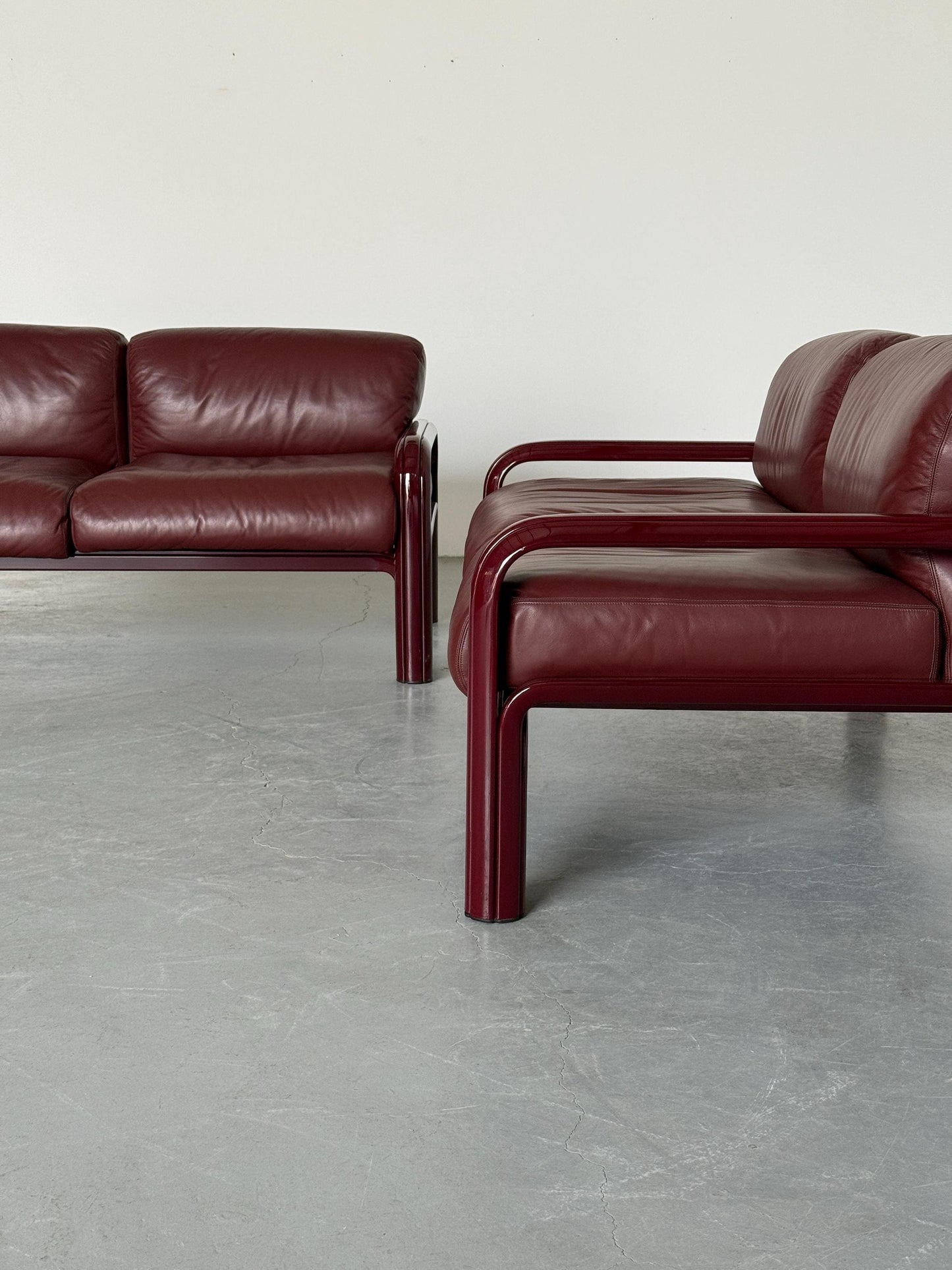 Vintage Sofa Orsay von Gae Aulenti für Knoll International Schwarz