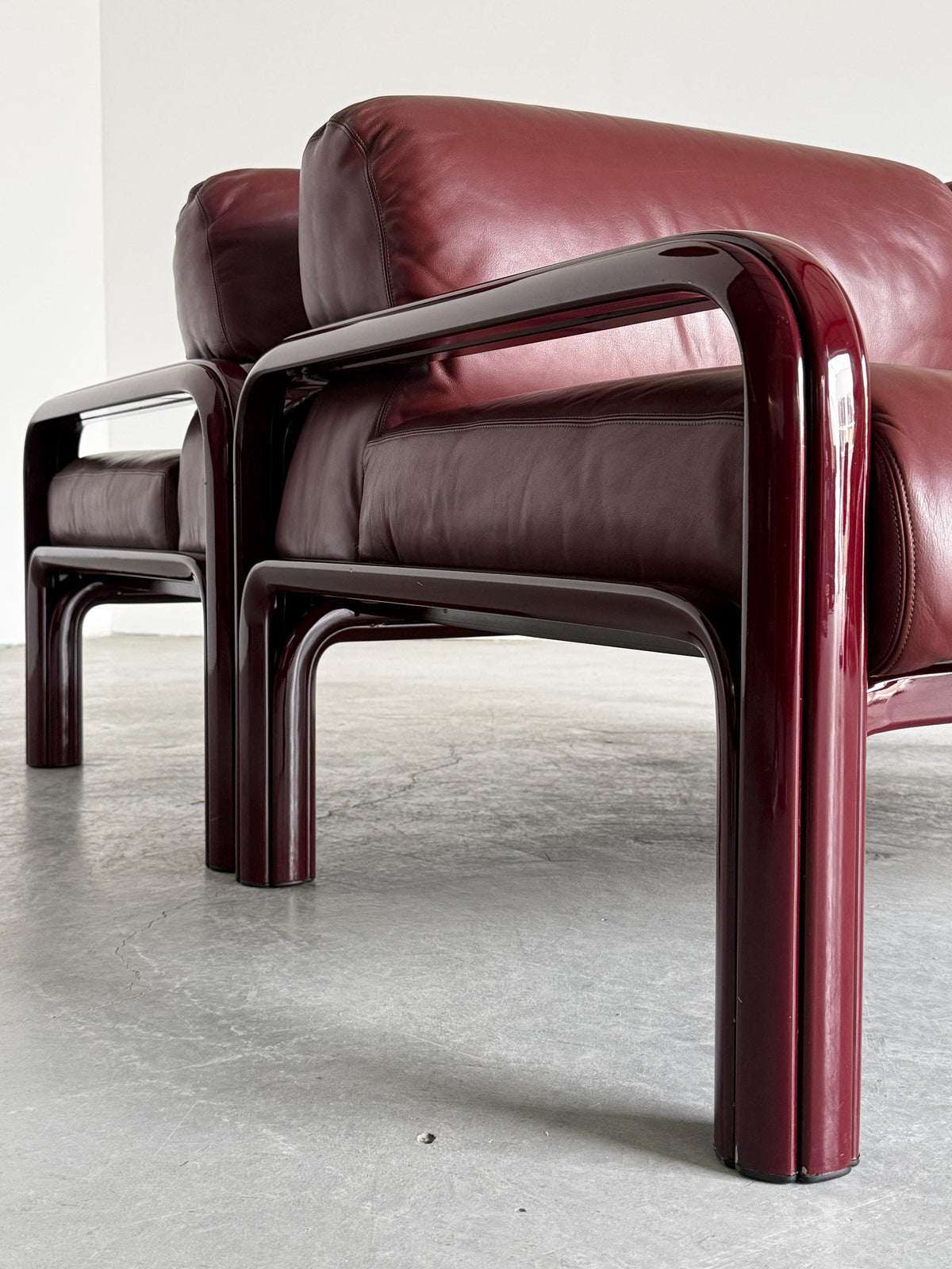 Vintage Sofa Orsay von Gae Aulenti für Knoll International Schwarz