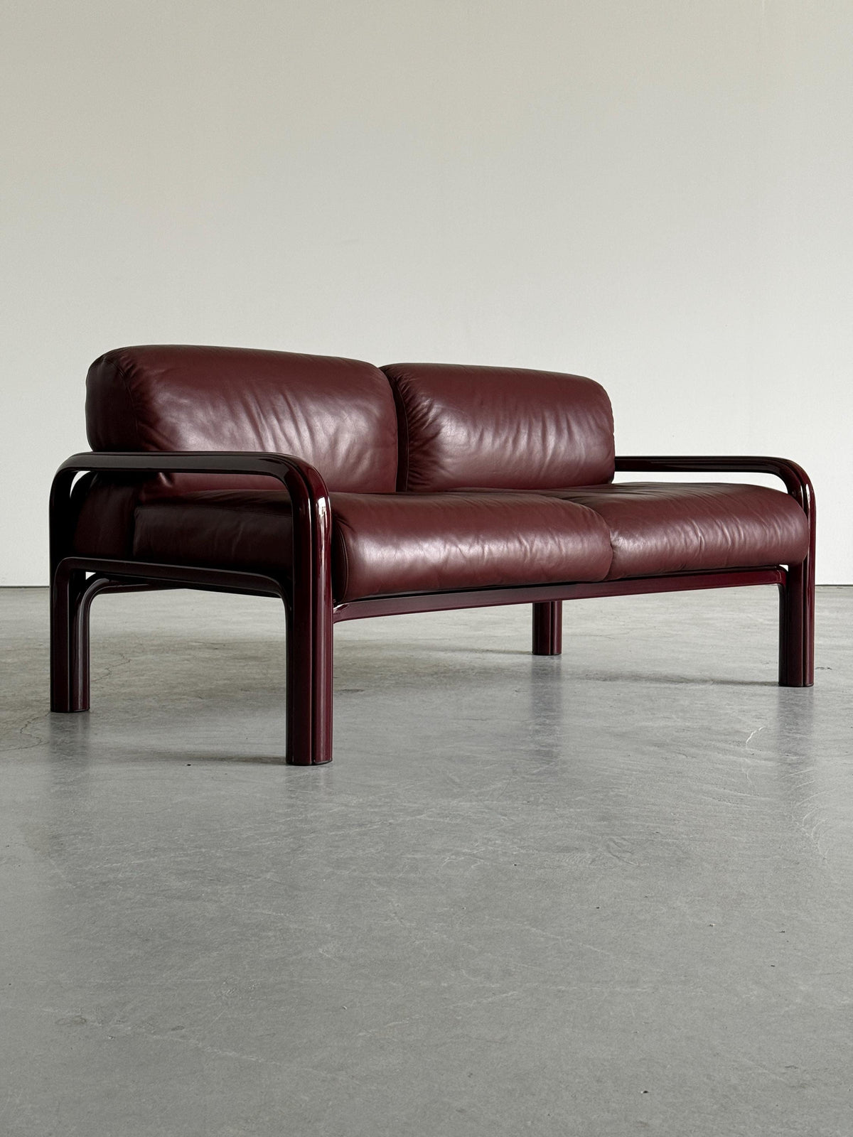 Vintage Sofa Orsay von Gae Aulenti für Knoll International Schwarz