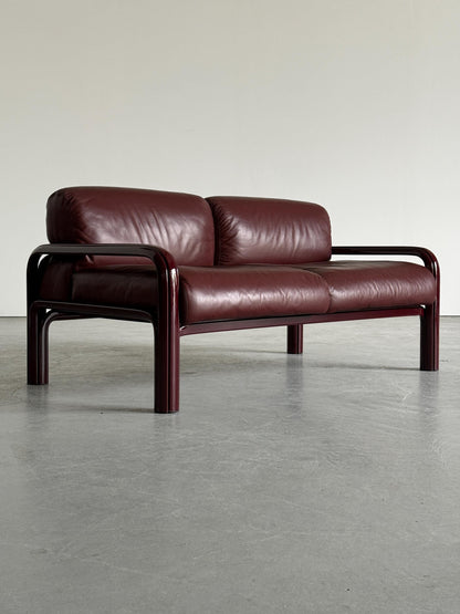 Vintage Sofa Orsay von Gae Aulenti für Knoll International Schwarz