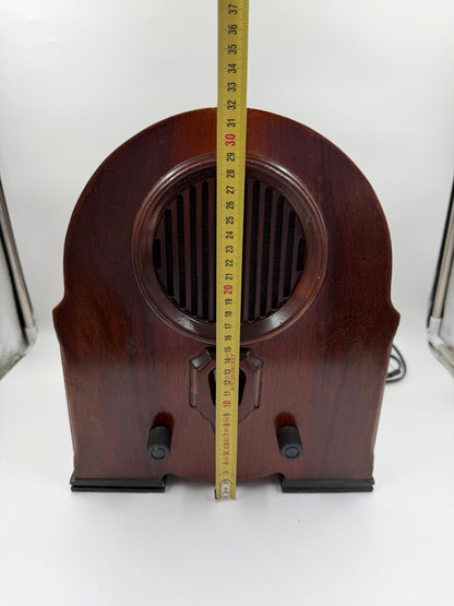 Vintage Röhrenradio Originalzustand voll funktionstüchtig Echtholz-Gehäuse