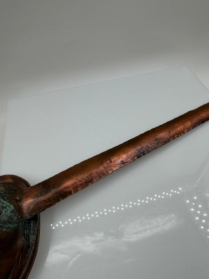 Vintage Kupfer Schöpfkelle handgefertigt gehämmert 40cm