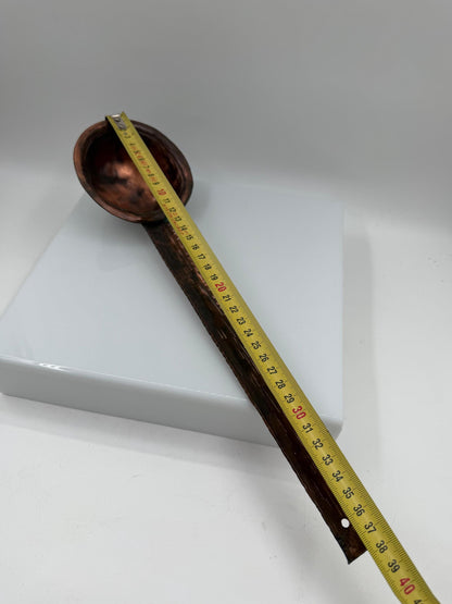Vintage Kupfer Schöpfkelle handgefertigt gehämmert 40cm
