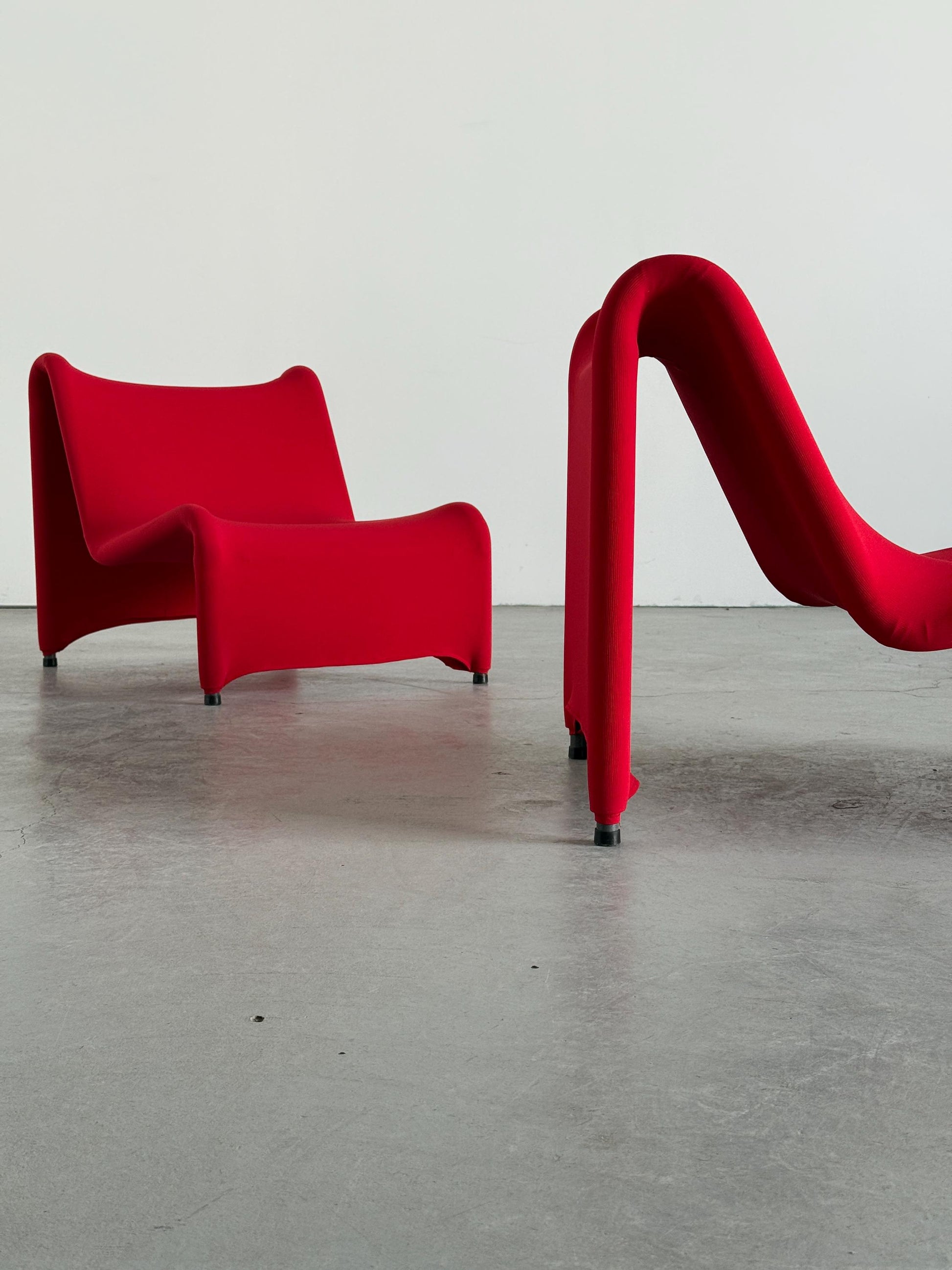 Vintage Loungesessel Årjäng von Ikea rot