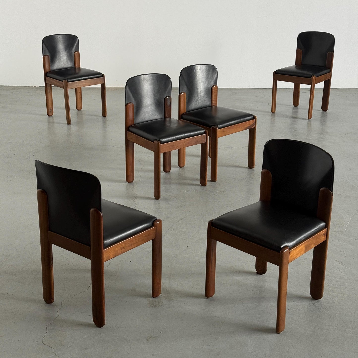 Vintage Set von 6 Stuhl Model 330 von Silvio Coppola für Bernini