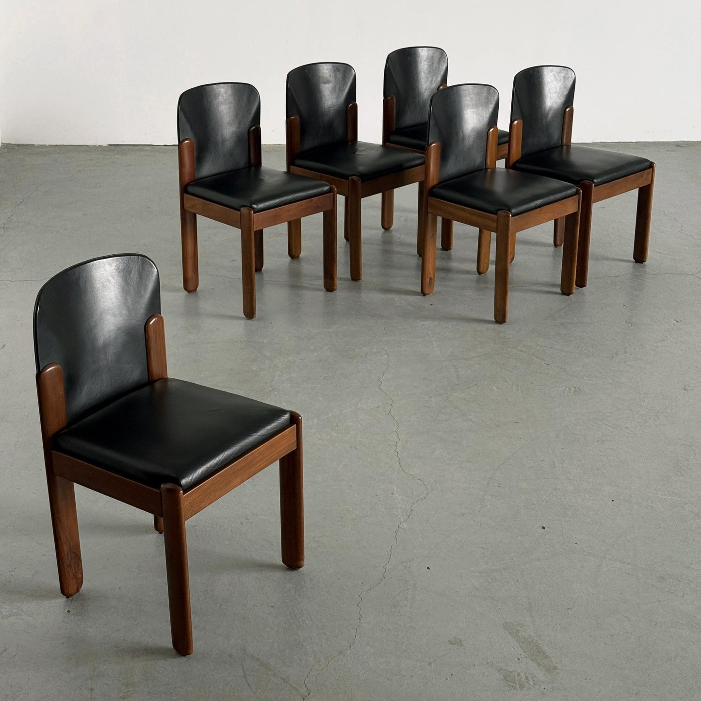 Vintage Set von 6 Stuhl Model 330 von Silvio Coppola für Bernini