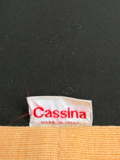 Vintage 2-Sitzer Sofa "Maralunga" von Vico Magistretti für Cassina in Apricot