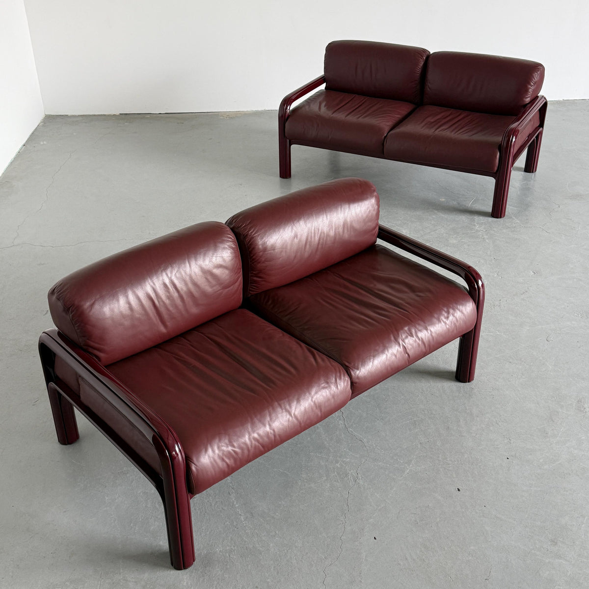 Vintage Sofa Orsay von Gae Aulenti für Knoll International Schwarz