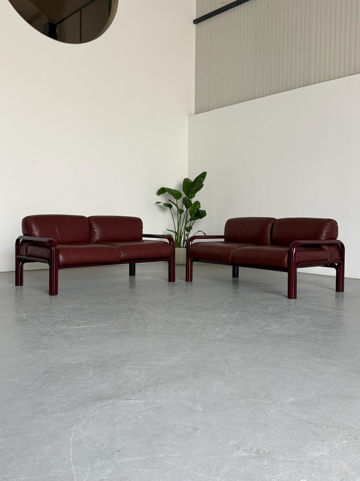 Vintage Sofa Orsay von Gae Aulenti für Knoll International Schwarz
