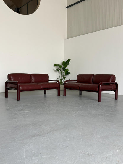 Vintage Sofa Orsay von Gae Aulenti für Knoll International Schwarz